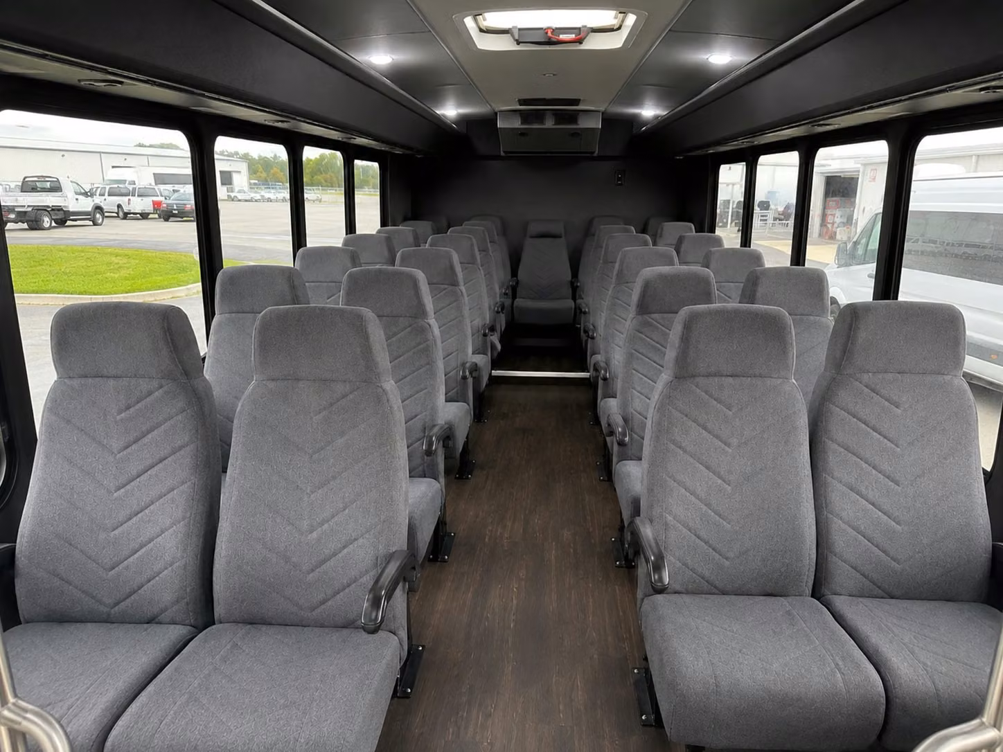 15 passenger minibus inside