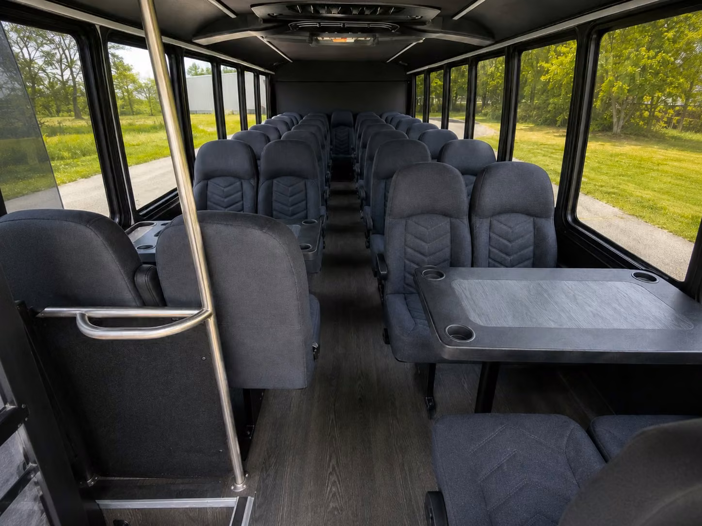 15 passenger minibus interior