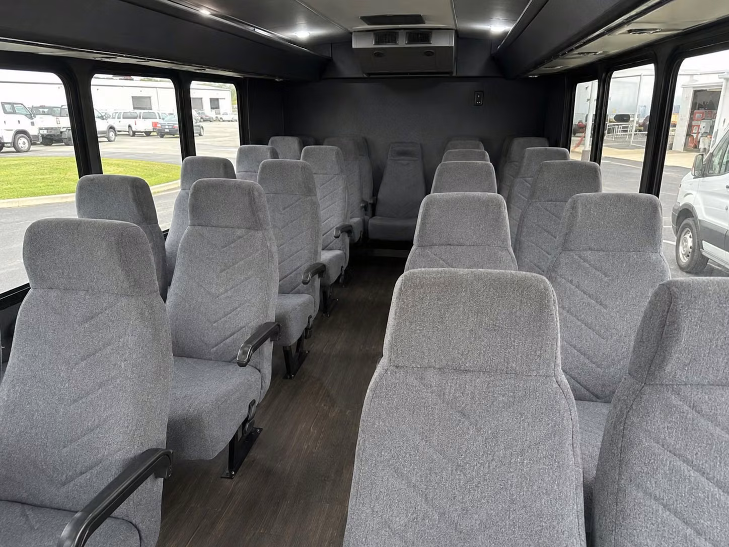 18 passenger minibus interior