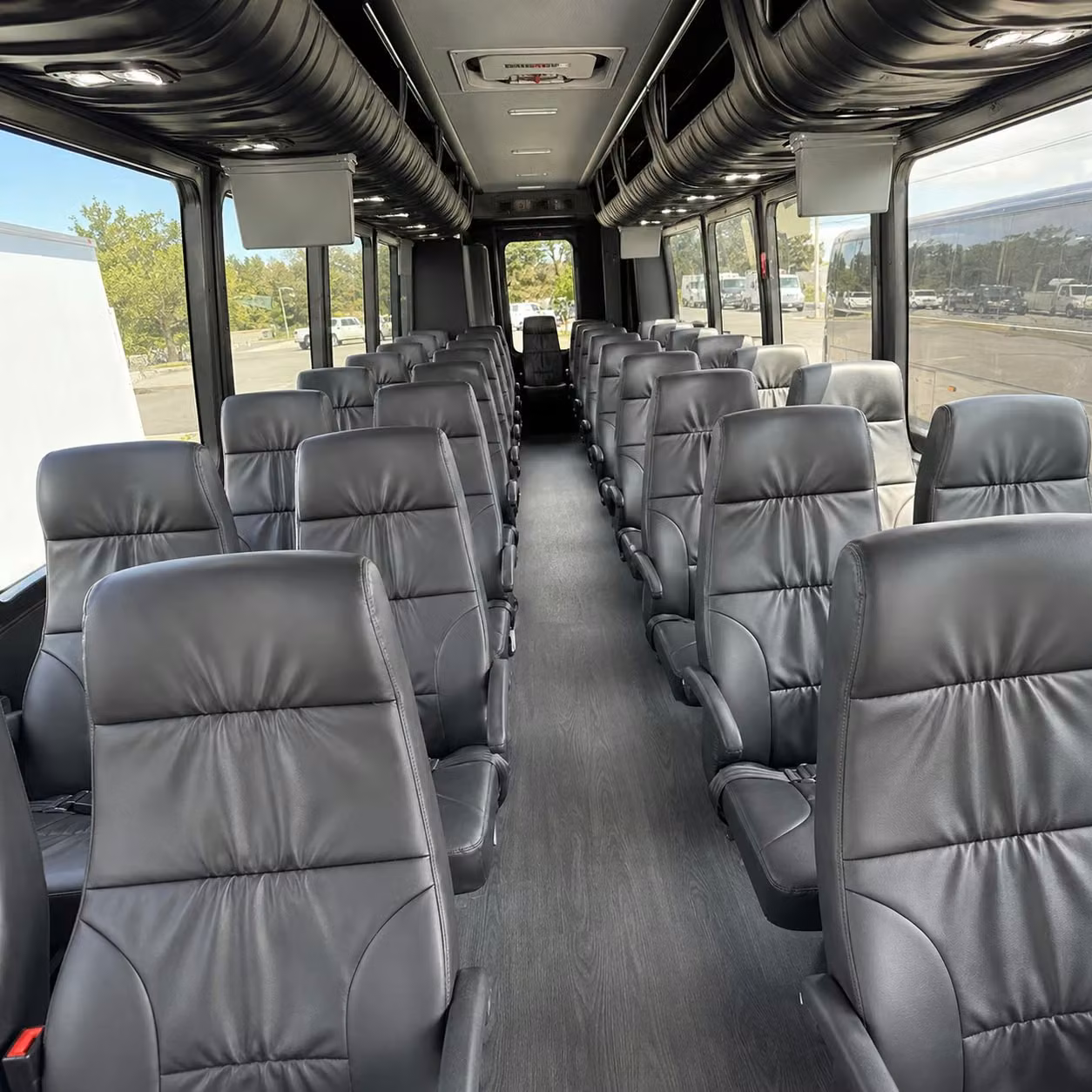 25 passenger minibus interior