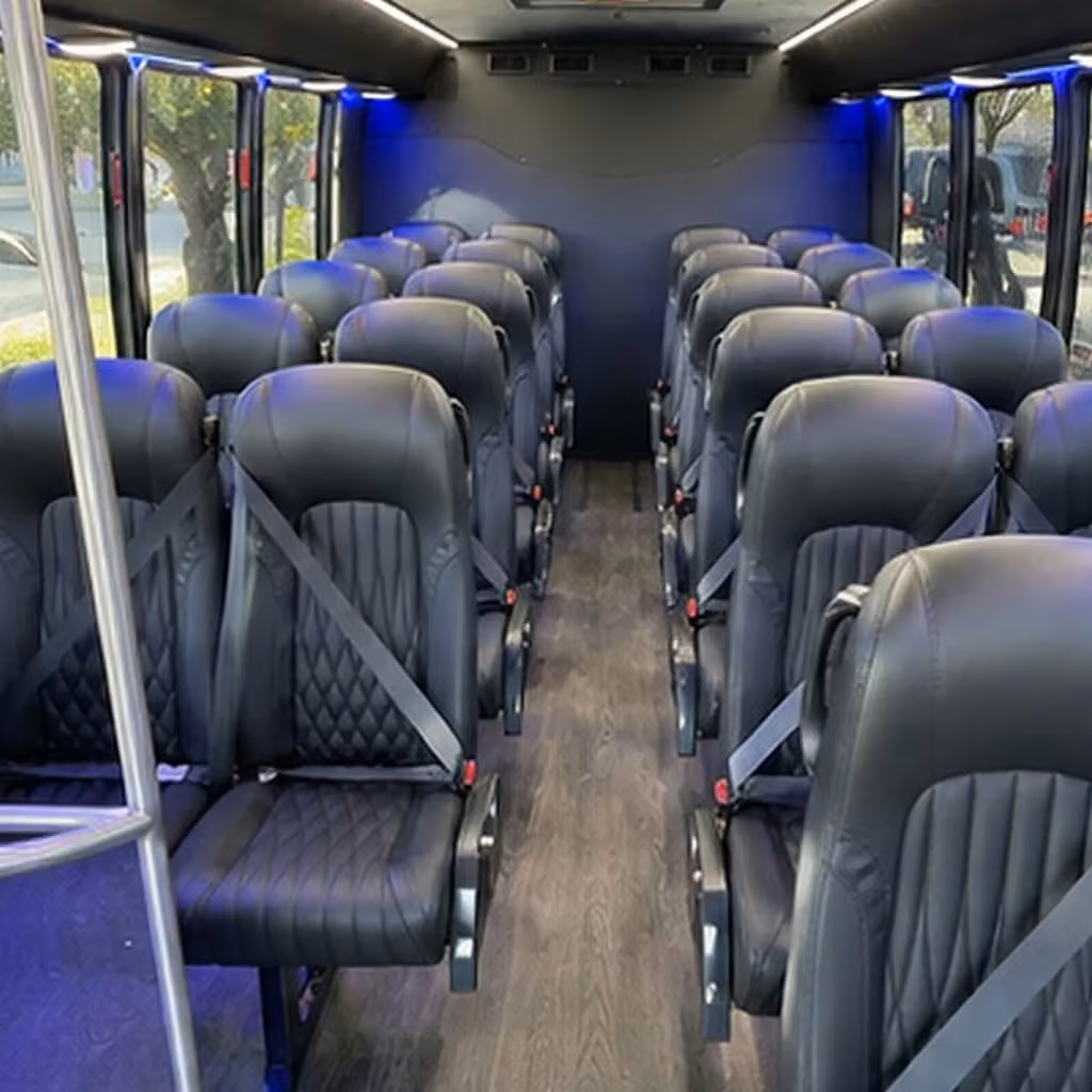 30 passenger minibus interior