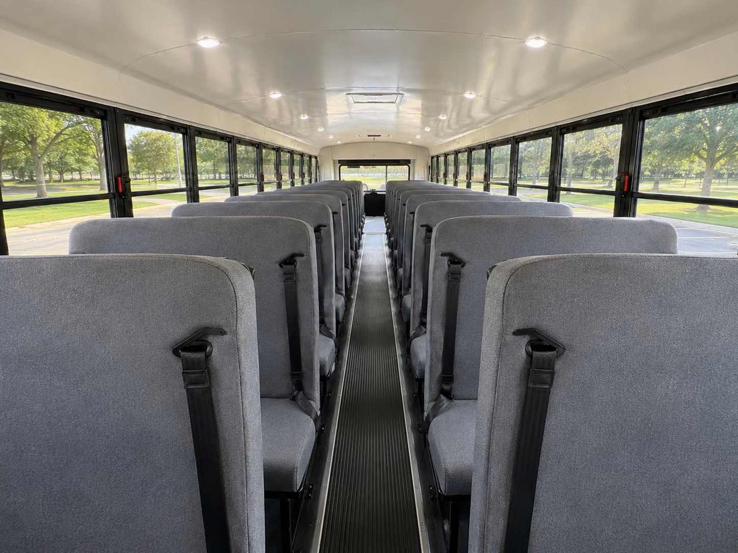 school bus interior